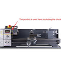 Rugged 38mm Hole Lathe Spindle Replacement for Mini Lathes installed on 8x16, hollow headstock view