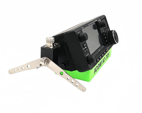 Universal Ham Radio Antenna Bracket With BNC To SO239 Adapter Rugged Mount For QRP Rigs And SDR Gear Compatible With ICOM IC705