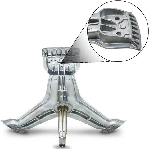 Washer Spinner Support and Rear Drum Spider Replacement for Kenmore and LG Washers Durable Stand Shaft Assembly close-up detail