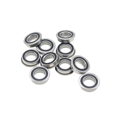 Get Ready To Supercharge Your Build With These Sweet MF148RS 10 Pack Steel Ball Bearings Boasting ABEC 7 Grade Precision Inside Every Single Unit Measuring Eight Fourteen Four MM For XY Drives Idler Sets Linkage Units Working Perfectly Silent. 10x steel flange bearings