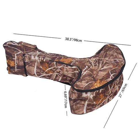 Soft Tactical Crossbow Case With Backpack Straps In Camouflage 38 Inch Length 27 Inch Wide Lightweight Canvas Bag for transport