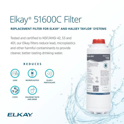 Image of WaterSentry 51600C Lead And Microplastics NSF/ANSI 42 53 401 Certified High Capacity Filter with features and benefits.