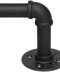 Close-up of the metal bracket on Industrial Blackout Curtain Rod For 34-48 Inch Windows, 1 Inch Diameter, Heavy Duty Adjustable Wrap Around Rod.