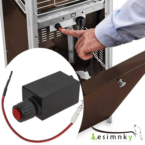 Electronic Push Button Pulse Igniter With Glass Tube 14 Inch Cable And Controller Box For Patio Heaters application