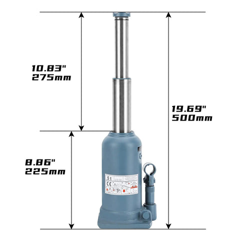 Built Tough Five Ton Double Ram Hydraulic Bottle Jack Delivers Double Lift Height With Solid Stability Plus Workhorse Reliability For Any Serious Mechanic Daily Grind