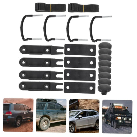 Rooftop Cargo Carrier Bolt Mounting Fitting And Roof Rack Clamps For Roof Box Quick Installation Long Lasting Durable Van Car Luggage Carrier Upgrade