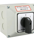 Three Phase Rotary Changeover Switch 40A 660V With 12 Terminal Universal Cam Selector Waterproof Exterior Box Manual Transfer Switch For Motor Control 3 Position 1 0 2