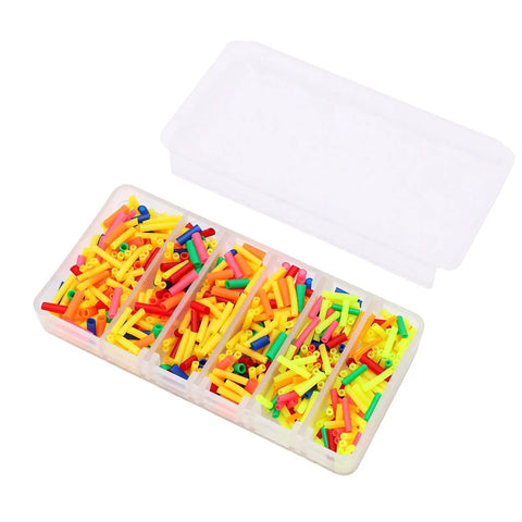 Cool Heat Shrink Tubing Kit With 250 Pieces In Colorful Sleeves For Fishing And Tackle Organization, Complete Portable Case Keeps Gear Safe And Easy To Grab While Out On The Lake.
