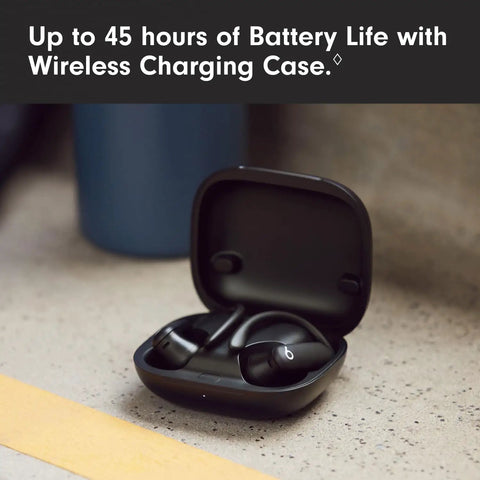 Powerbeats Pro 2 Wireless Noise Canceling Workout Earbuds With Secure Fit Earhooks For Your Gym Grind And Up To 45 Hour Battery With Charging Case Sweat And Water Resistant Heart Rate Monitoring Jet Black