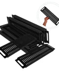 Six Pack Circuit Board Rack Antistatic Holder Stand For PCB Storage And Display Durable Groove Design Keeps Boards Upright And Safe Versatile Holder