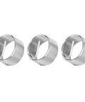 Close-up view of 10Pcs M18x1.5 Thread Inserts Coil Type Screw Bushing Expansion Tool Heavy Duty Stainless Steel For Repairing Stripped Threads