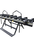 Siding Brake 10.5ft 24 Gauge Sheet Metal Bender With Roller Knife 0 To 180 Degrees Adjustable Angles 126 Inch Bending Width