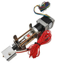 Top Shelf Paste And Pellet Extruder Kit For 3D Printer Filament Maker featuring a robust metal J head nozzle assembly and motor.