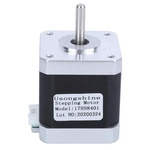 17HS8401 NEMA 17 High Torque CNC Stepper Motor Kit with 4 Pin Cable for 3D Printers and Machining Equipment front view
