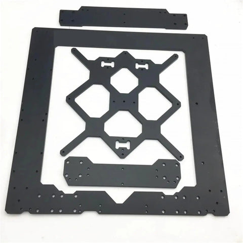 Straight Up Durable All Metal Frame Kit Replacement For Prusa I3 MK3 3D Printer, heavy duty black oxide metal frame parts set.
