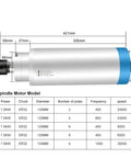 Drop In Ready Cnc Water Cooled Spindle Motor 7500 Watt 380V With Er32 Chuck liquid cooling specifications and dimensions
