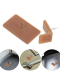 Noiseless Drawer Stoppers And Glide Pads 20 Pack for Dressers and Furniture with Square and L Shape Design Easy Installation