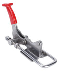 Heavy Duty Stainless Steel Toggle Latch Clamp With Adjustable Design And A劲 Solid 496lb Holding Force Makes It Perfect For Secure Storage, Heavy Equipment, Or DIY Projects That Need A Reliable Locking Mechanism. red handle