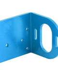 Blue metal RC motor mounting bracket with multiple threaded holes for 540/3660/3650 motors