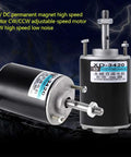 Reversible DC Motor 12V And 24V 30 Watt 3000RPM Copper Wound Silent Brushed motor with low noise and adjustable speed.