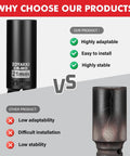 Comparison of a 21mm CR-MO steel impact socket versus a cracked socket, highlighting durability and stability features.
