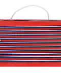 Heavy Duty Drain Clearing Kit With Flexible Snake Rods And Sturdy Rubber Plunger packaging showing 12 piece drain rod set for clogs.