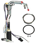 Premium Electric Fuel Pump Module Replacement For 1996 1997 Chevy GMC Trucks CK 1500 2500 3500 4.3L 5.0L 5.7L 7.4L Drop In No Hassle Install Turbo Pump With Enhanced Fourth Gen Motor, showing metal fuel tube and connectors