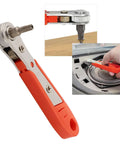 Top Notch Right Angle Ratchet Screwdriver Set For Torx T6 To T40 With 12 Bits And 36 Tooth Reversible Wrench In Alloy Steel For Tight Automotive And Household Repair Jobs That Hit The Spot, orange handle