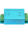 DY510 4-20mA Load Cell Transmitter for PLCs and PC Interfaces, aluminum body with connectors visible, top view