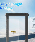 Heavy Duty 10.1 Inch Rugged Tablet Running Windows 11 Pro With Intel Core I5 Chipset showing sunlight readable screen outdoors.