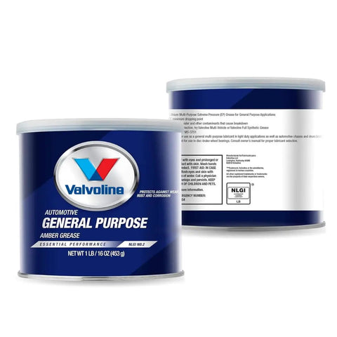 General Purpose Amber Grease 5 Pack Lithium Complex Lubricant For Bearings Chassis And Moving Parts Water And Oxidation Resistant Built Tough