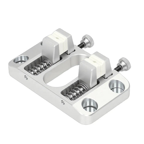 Yunseity Magnetic Wire Soldering Fixture Holds Up To 12mm with silver aluminum clamps and springs for hands-free electronics work.