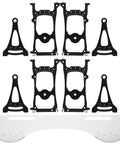Setup Gauge for One Tenth Scale RC Cars With Suspension and Steering Adjustment Camber Toe and Slip Angle Tool components