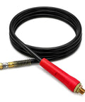 Emergency Rubber Air Line 15 Ft Long Black Air Brake Hose With Red Gladhand Grip For Trucking Sae J1402 Compliant 3 8 Inch Id