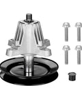 Bulletproof Blade Spindle Assembly Fits Craftsman Cub Cadet Troy Bilt 42 Inch Riding Lawn Mower Deck, includes mounting bolts.