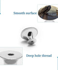 Owl Sitting Tree Fence Drawer Pulls Round Cabinet Knobs In Modern Stainless Steel with smooth surface and deep hole thread