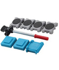 8 Pack ABS Moving Wheel Set For Quick Furniture Relocation Tool Free Assembly Anti Slip Sliders For Heavy Furniture