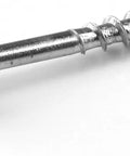 Zinc Pocket Hole Screws One And One Half Inch Coarse Thread Maxi-Loc Flat Bottom Head For DIY Woodworking Cabinetry And Furniture Indoor Use 100 Count Kreg close-up