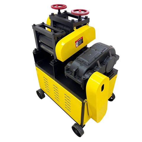 Heavy Duty 220V Rebar Straightening And Cutting Machine For Construction Sites 6mm To 14mm Bars 7500W Three Phase Power