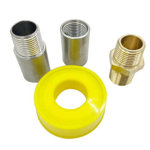 Stainless steel and brass components of Propane Fire Pit Air Mixer Valve And Orifice Nozzle Jet For Sixty Thousand BTU Burners