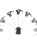 MKA60 Trolling Motor Stabilizer Kit with adjustable arms and low-profile mounting base