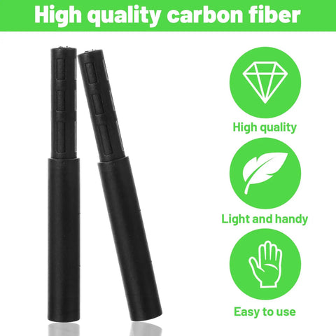 4 Piece Golf Shaft Extension Kit Black No Fuss Easy Fit For Putter Iron And Club Shafts Durable Polypropylene Construction
