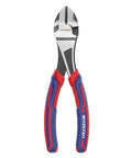 7-Inch Diagonal Pliers In CR-V Steel With Heat-Treated 50CrV Jaws, Rust-Resistant Black Finish, Sharp Wire Cutting, And Bi-Material Comfort Grip