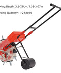 Hand Push Seeder With Ten Nozzles For Garden Row Crops, Precision Seed Drill Planter, Easy Manual Rolling Seeder For Peanuts, Corn And Beans