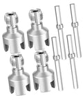 4 Piece Dual Function Pipe Threader Kit For One Half And Three Quarter Inch Plastic Pipes Carbon Steel Internal And External Threading Tool Space Saving No Fuss Design For Home And Garden Plumbing Quick Diy Repairs, 4-piece set