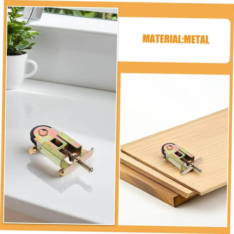 2 Pack Sliding Door Roller Replacement Kit For Closet And Wardrobe Doors, Height Housing, displayed on bathroom surface