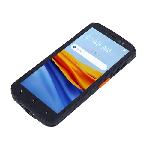 Rugged Handheld Barcode Scanner With 5.5 Inch Touch Screen For Logistics And Warehouse Use 4G LTE 5G WiFi Bluetooth NFC Android 14