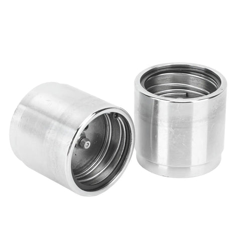 2 Pack Trailer Wheel Bearing Protectors Stainless Steel Dust Covers For Boat RV ATV Snowmobile Trailers Universal 1.98 Inch Hub