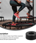 4 Pack Shock Absorber Rubber Ring Pads For Fitness Equipment Non Slip Wear Resistant Feet Bumpers in use on trampolines