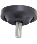 Close-up of a Heavy Duty Rubber Feet Levelers For Furniture Protection And Stability 58mm Diameter Screw On No Slip Floor Protectors